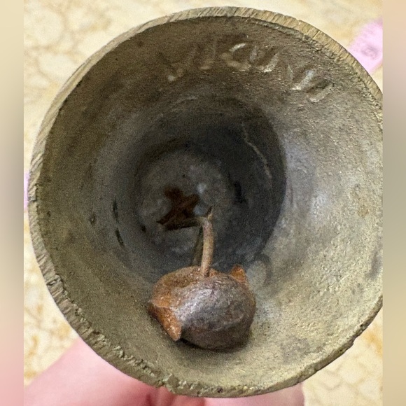 2 VINTAGE BRASS Sarna of India BELLS - Picture 8 of 9